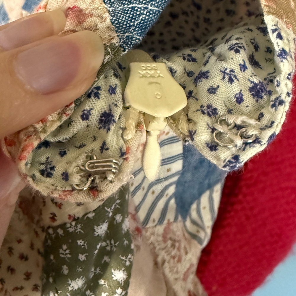 Polo Ralph Lauren quilted floral patchwork 100% cotton corset bustier - Picture 12 of 16